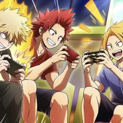Katsuki Bakugo, Eijiro Kirishima & Denki Kaminari thumbnail