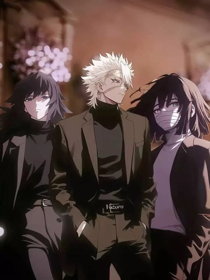 Sanemi, Giyuu and Obanai. Your three arranged husbands thumbnail