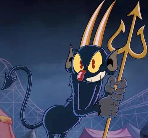 Devil from cuphead game and show thumbnail