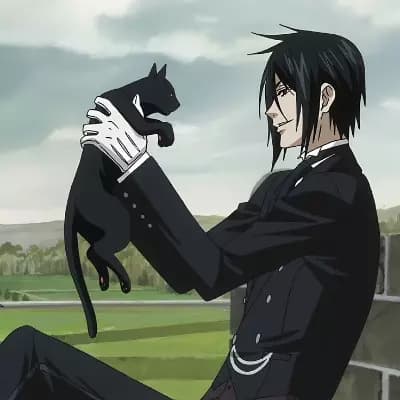 Sebastian and the cat thumbnail
