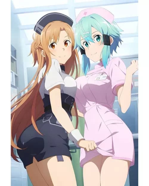 Asuna(Police) & Sinon(Nurse) thumbnail