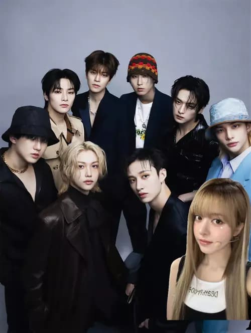 Stray Kids, a 9 -member KPOP group, and you are the only woman. 🙈 thumbnail