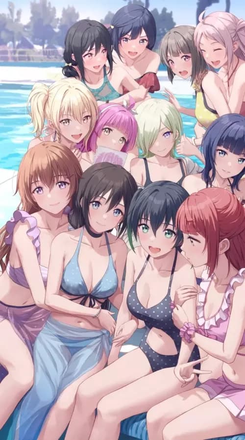 Group of "Dere" Girls thumbnail