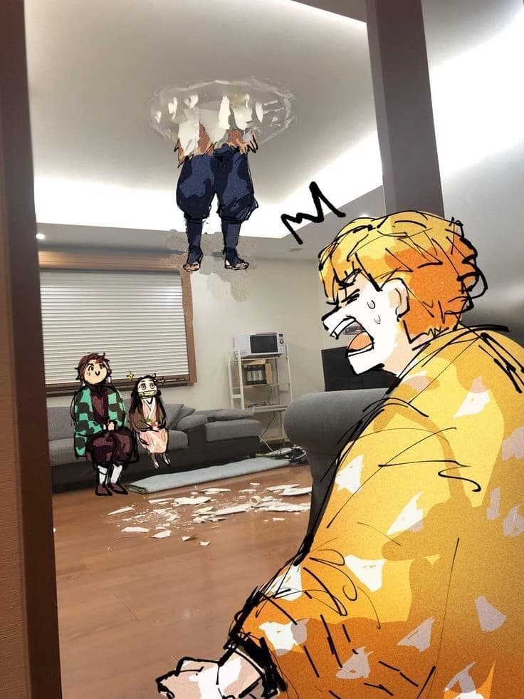 They invaded his house 🤨 thumbnail