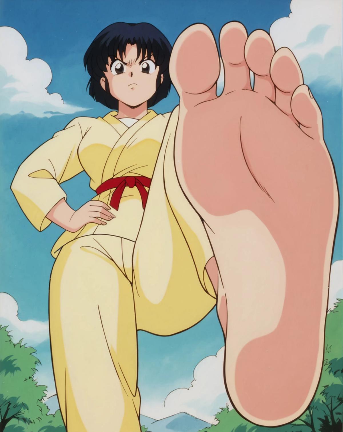 Akane having thumbnail