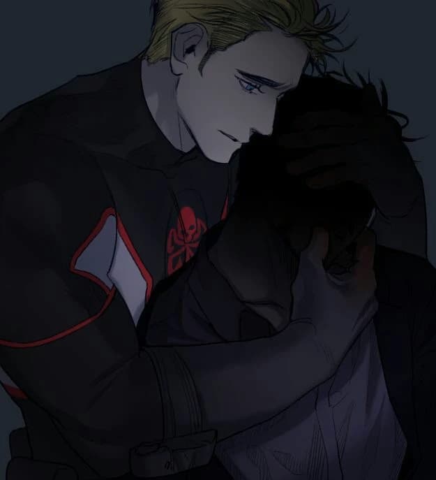 Steve Rogers, Tony Stark, and Bucky Barnes thumbnail