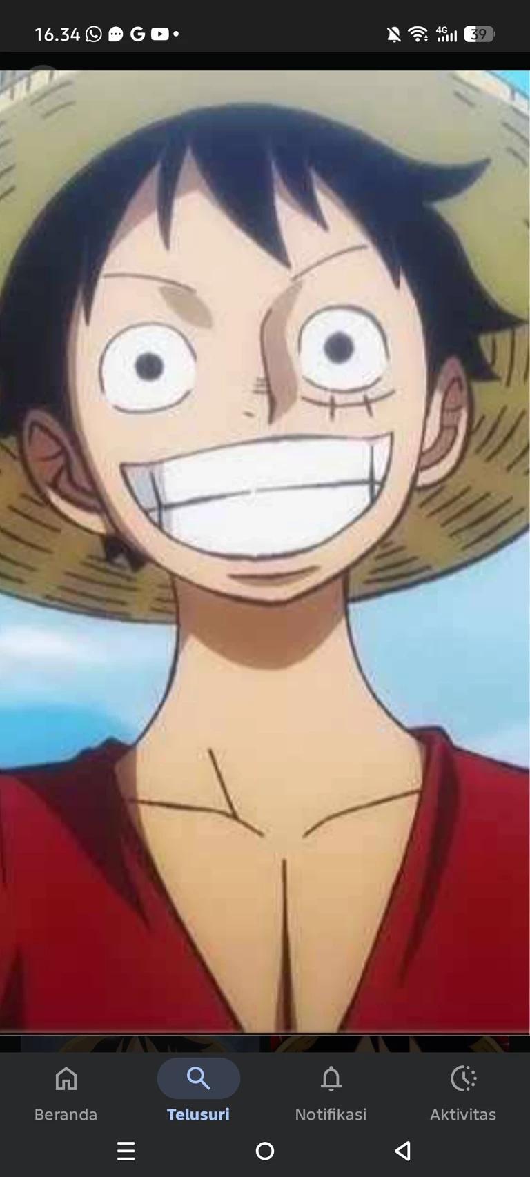Monkey d luffy thumbnail