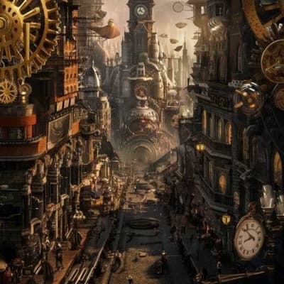 Steampunk City [OC LORE] thumbnail