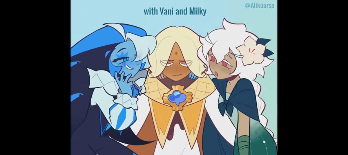 White lily cookie and shadow milk cookie thumbnail
