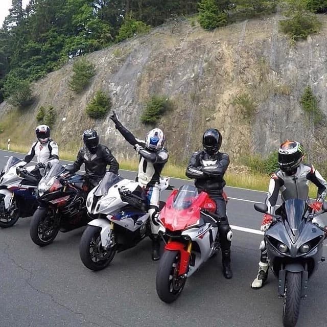 Beautiful boys motorcyclists thumbnail