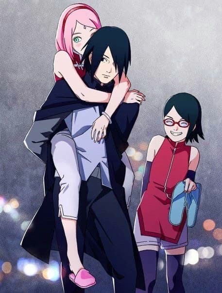 Sasuke Uchiha and his family thumbnail
