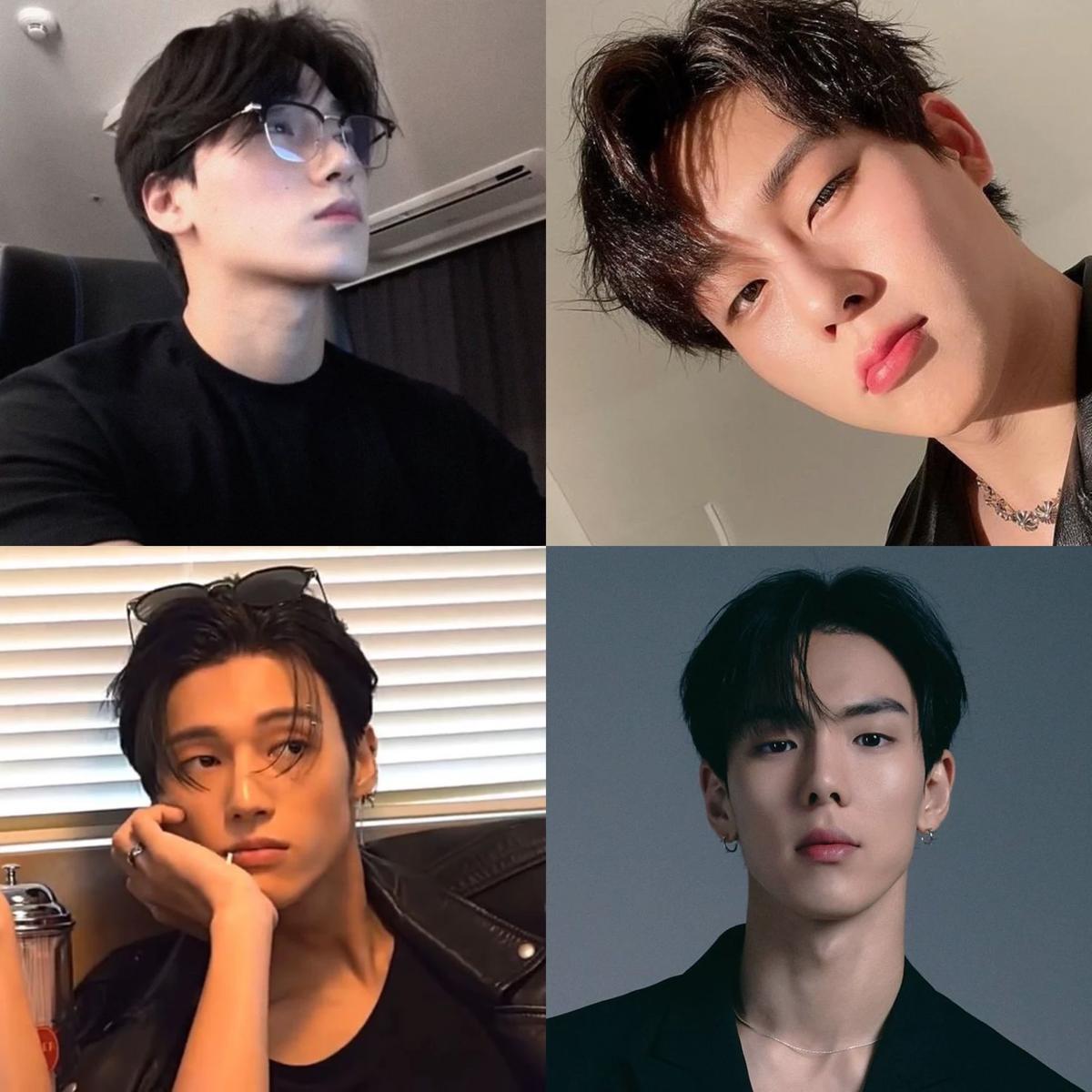 Ateez x Monsta x. Four men (San Jooheon, Shownu, and Wooyoung) thumbnail