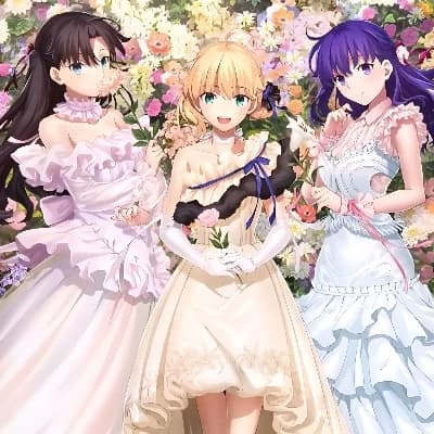 Accompanying Artoria, Sakura, and Rin as a Groomsman thumbnail