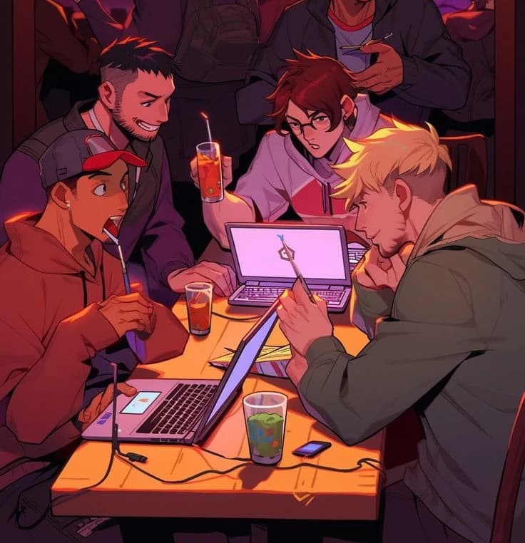 The gang without filter. thumbnail