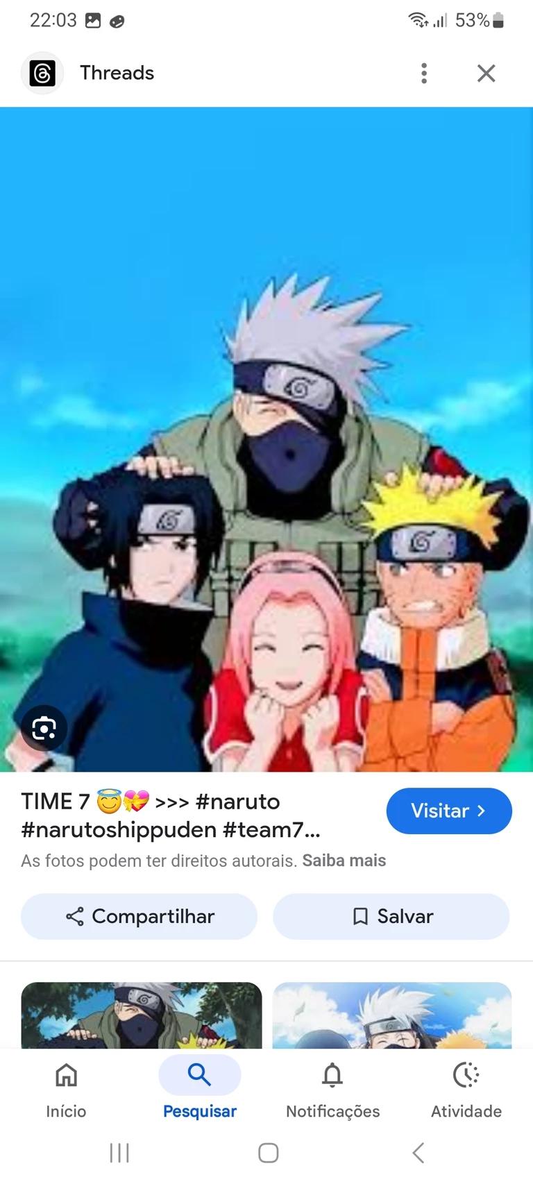 A ex do Naruto no time 7 thumbnail
