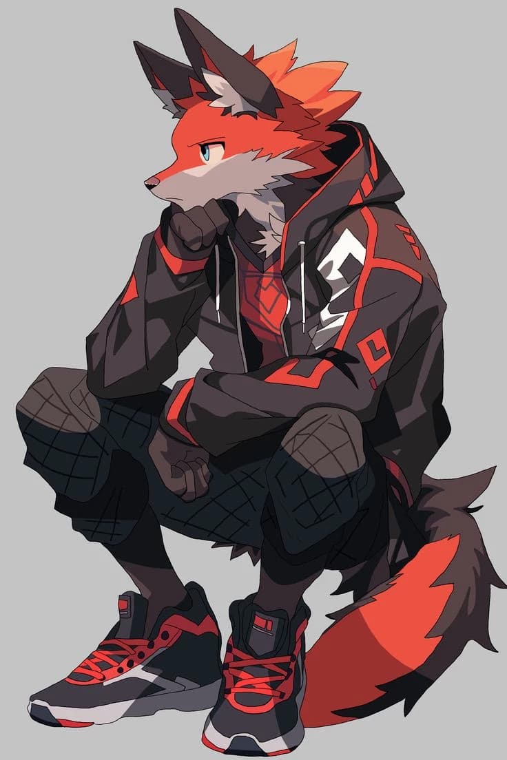 Skyler (Anthro Red Fox OC) thumbnail