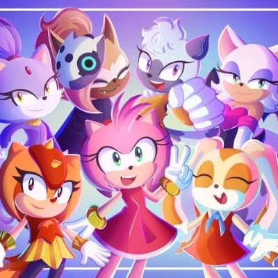 Amy Rose, Rouge, Blaze, Cream, Zooey, Rosie, Lalololina thumbnail
