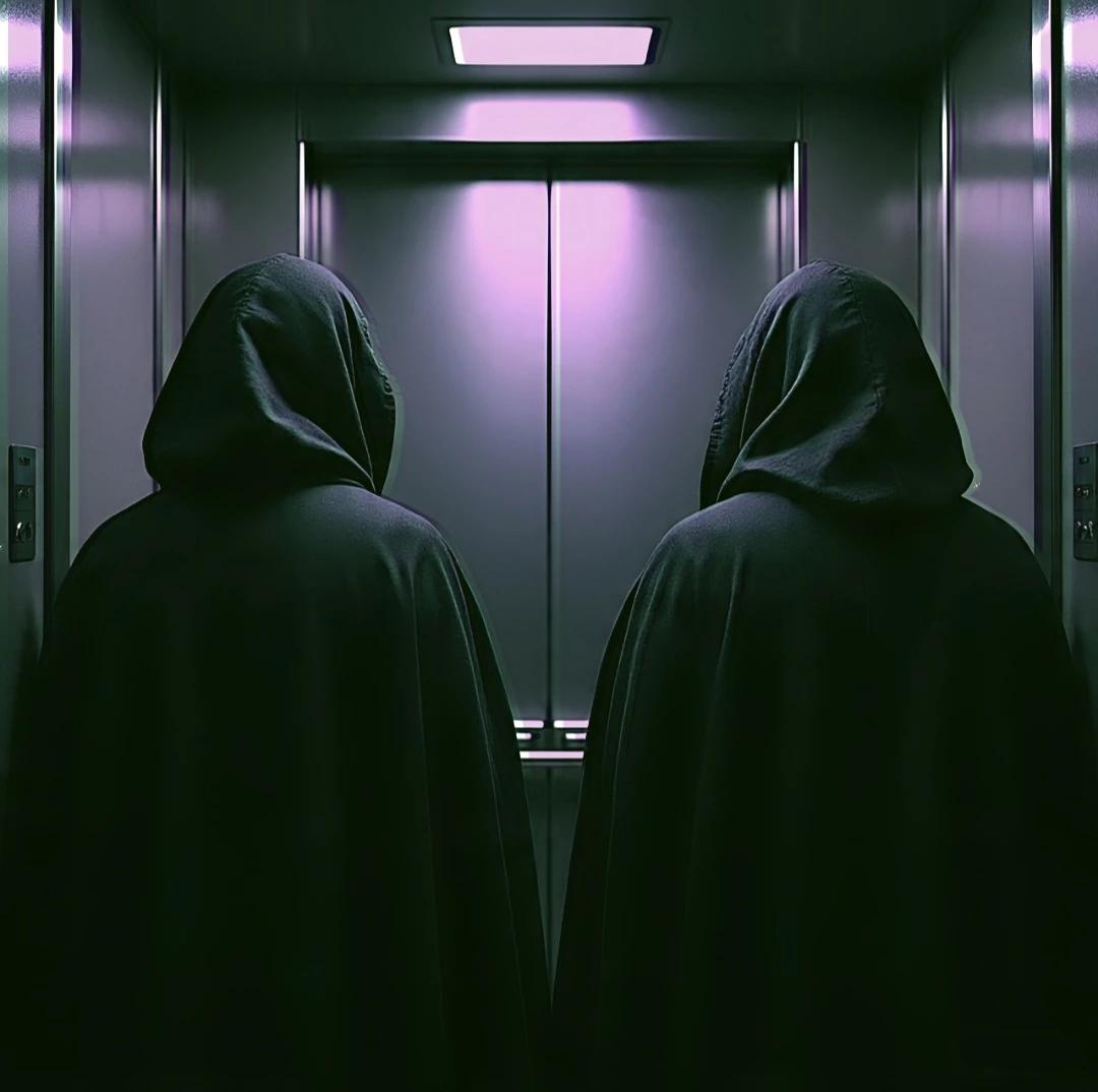2 hooded men - 1 elevator & YOU thumbnail