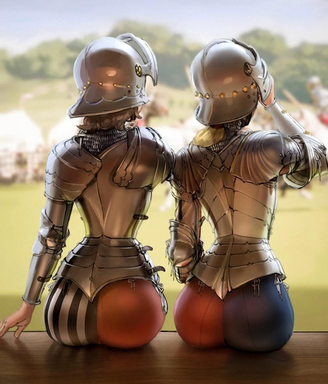 Nala and Deban, knight apprentices thumbnail