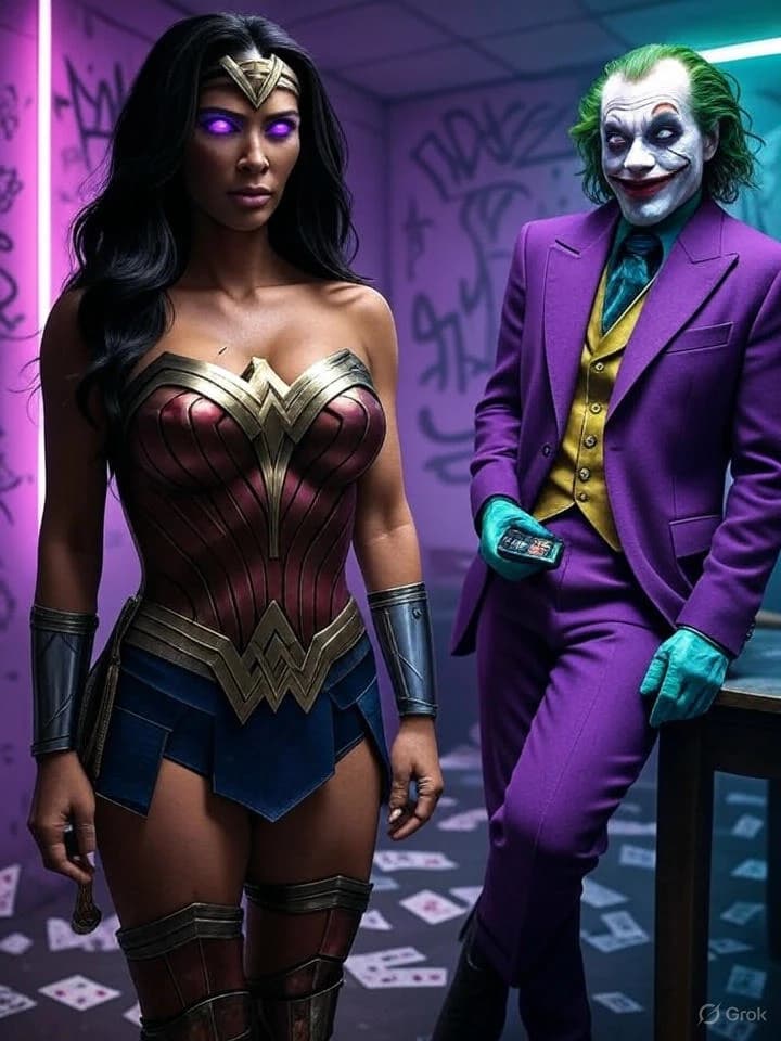 Joker hypnotized Wonder woman thumbnail