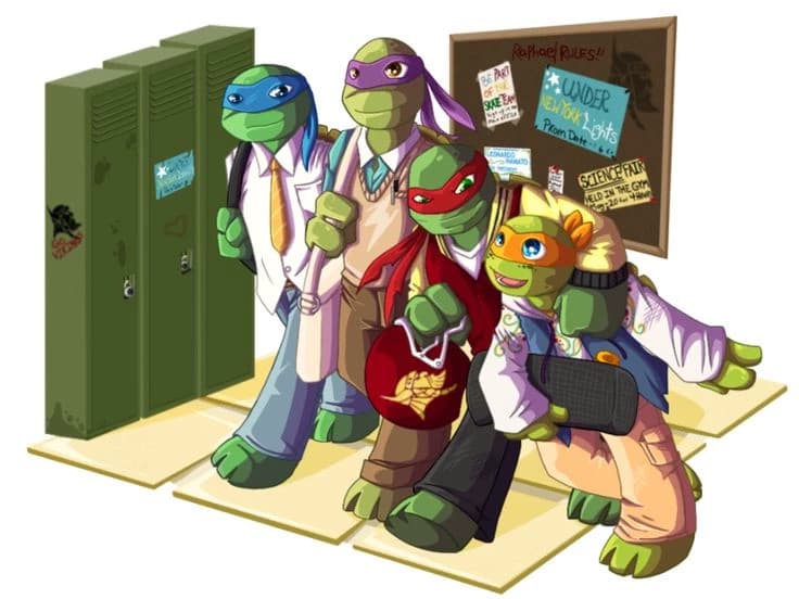 TMNT 2012 "Mutant High School" thumbnail