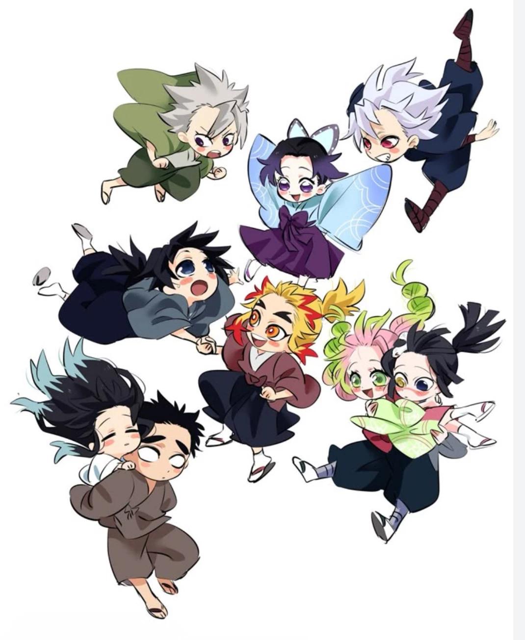 The hashira/ pillars thumbnail