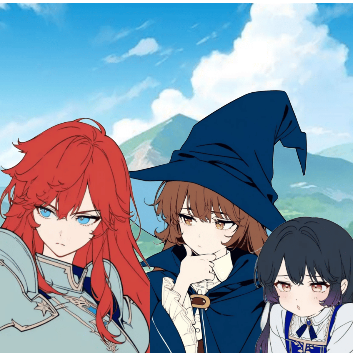 Your group of girls in a Sekai thumbnail