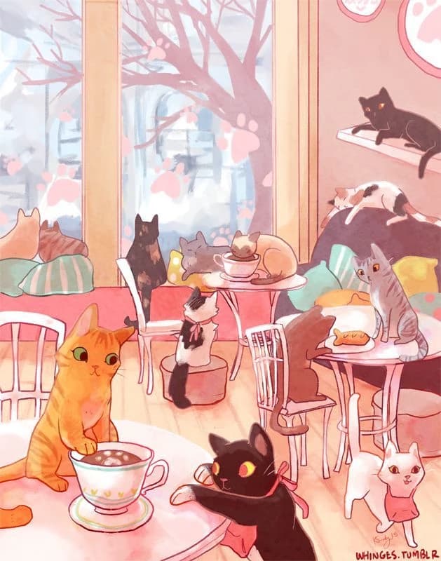 Cat cafe thumbnail
