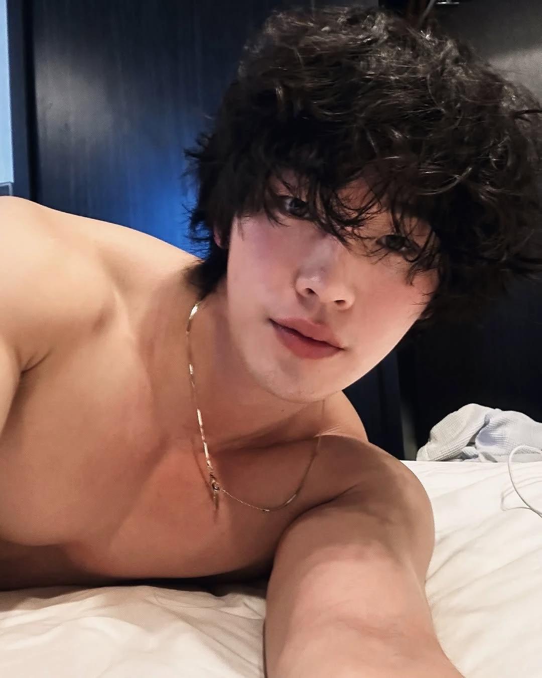 His thumbnail