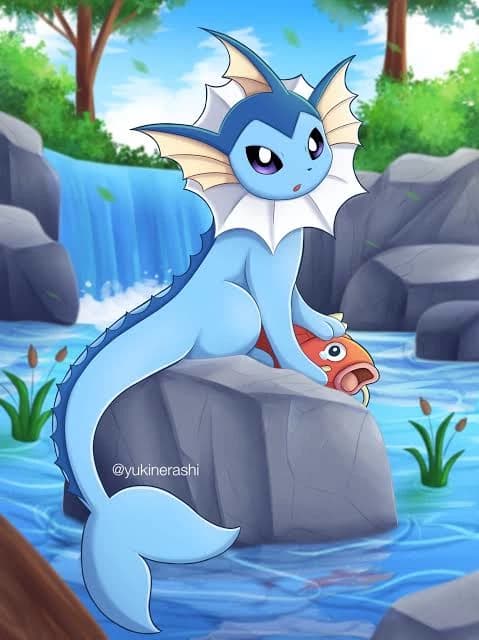 Vaporeon♀️ (pokémon) thumbnail