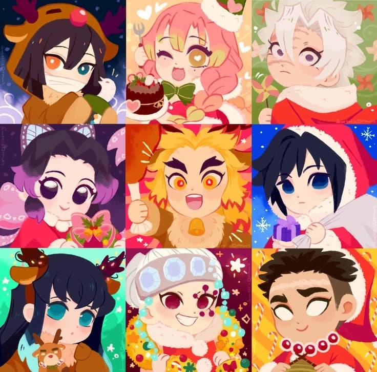 Christmas with hashiras thumbnail