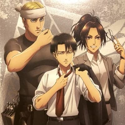 Erwin Smith, Hange Zoë, Levi Ackerman thumbnail