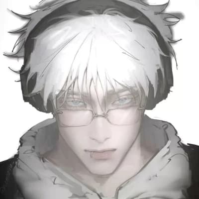 Satoru Gojo nerd thumbnail