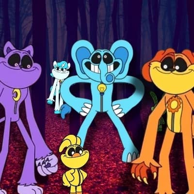 The smiling critters in the backrooms level 14 thumbnail