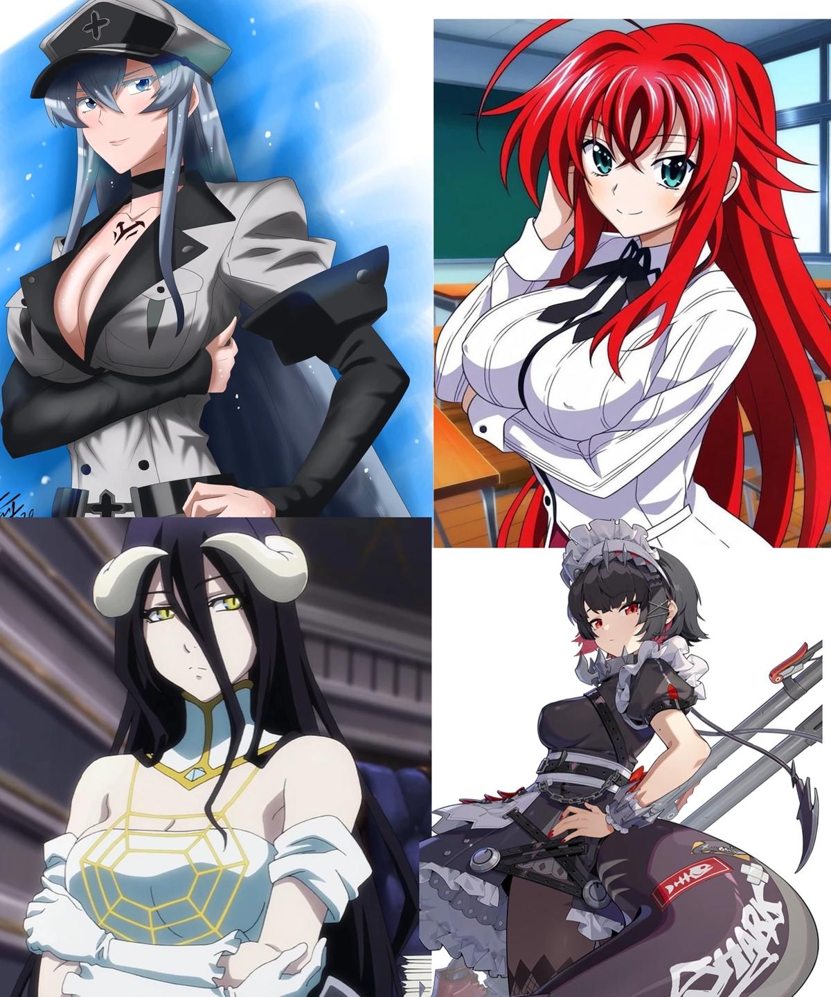 Esdeath, Rias, albedo, Elenn joe thumbnail