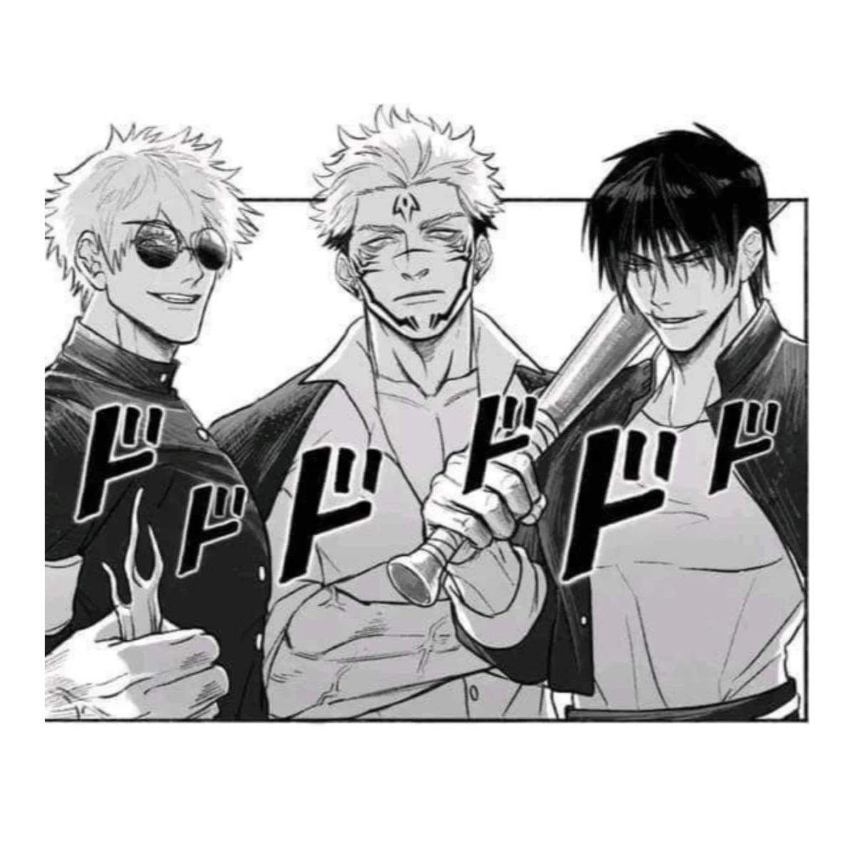 Ryomen Sukuna, Satoru Gojo y Toji fushiguro. thumbnail