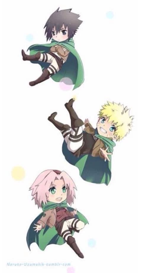 Naruto y Karin x attack on Titan bl thumbnail
