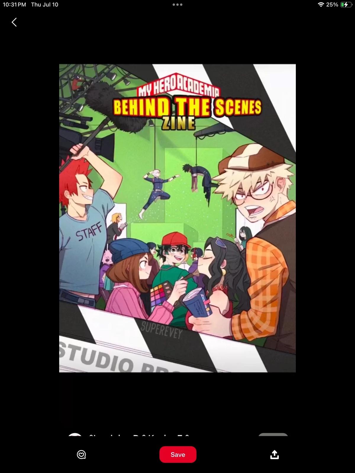 Mha behind the scenes (look it’s a fanfic) thumbnail