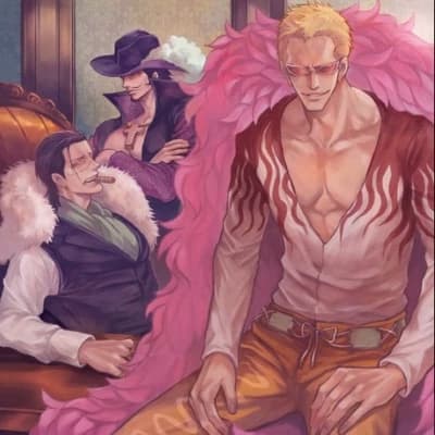 Crocodile, Mihawk, and Doflamingo thumbnail
