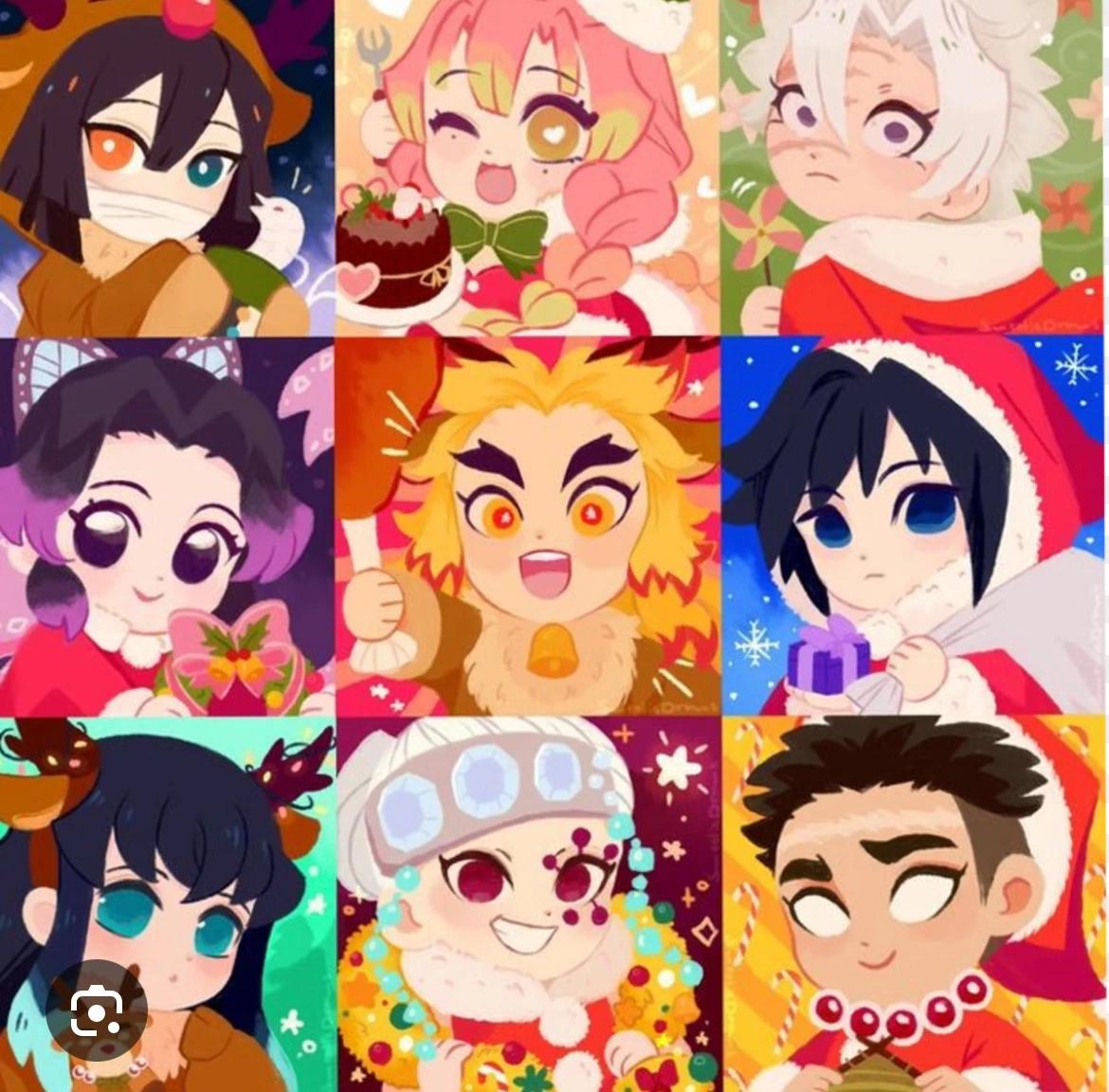 hashiras at Christmas thumbnail