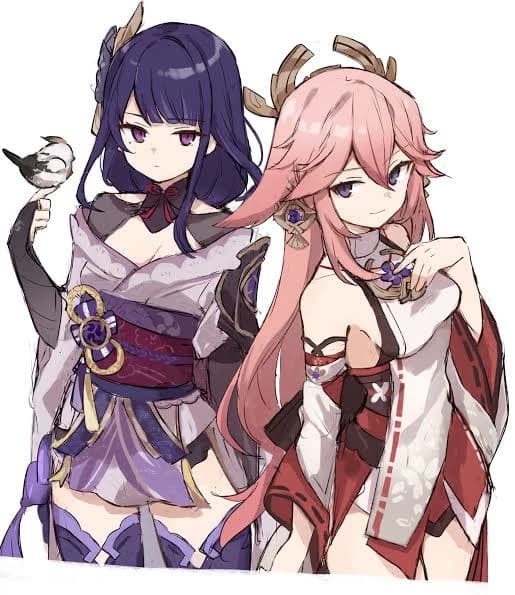 Raiden Shogun & Yae Miko thumbnail