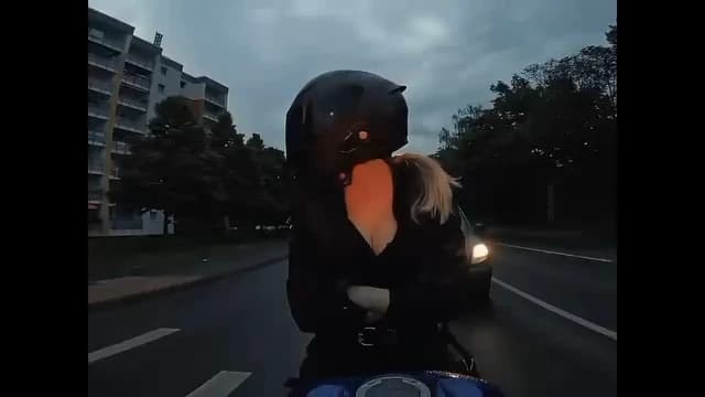 Biker girl × nobel man thumbnail