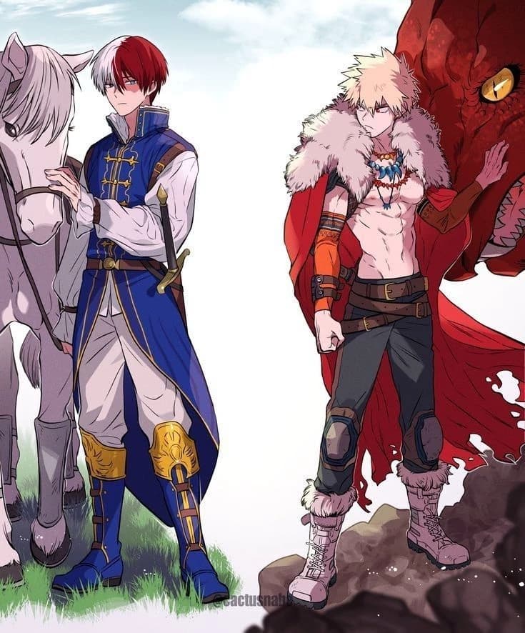 Princes Shoto and Bakugou thumbnail