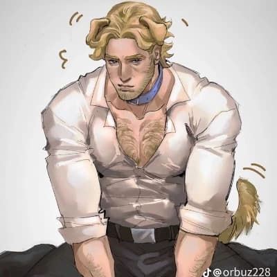Curly - Golden Retriever Boy AU thumbnail