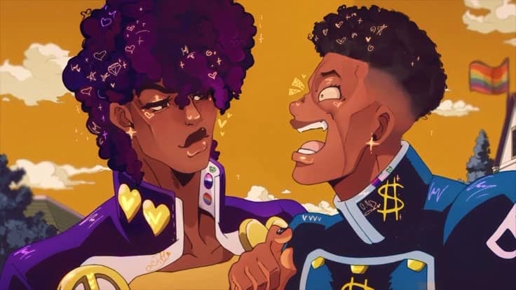 Josuke Higashikata and Okuyasu Nijimura..☆~ thumbnail
