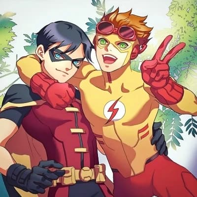 Tim Drake (Robin) and Wally West (Kid Flash) thumbnail