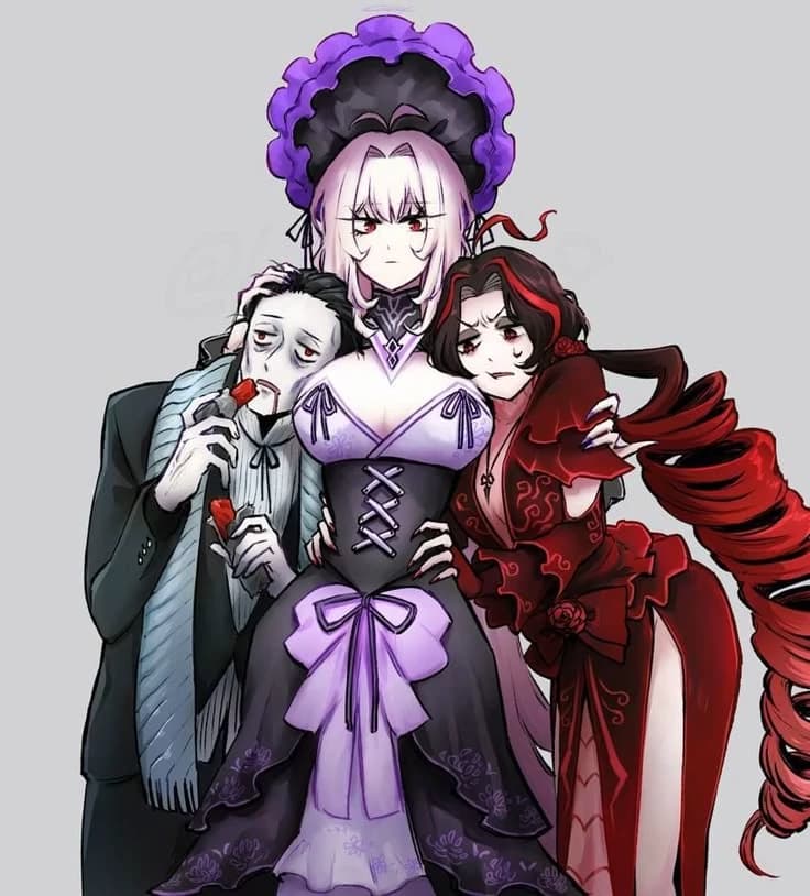 Dulcinea, Nicolina and Curiambro.  thumbnail