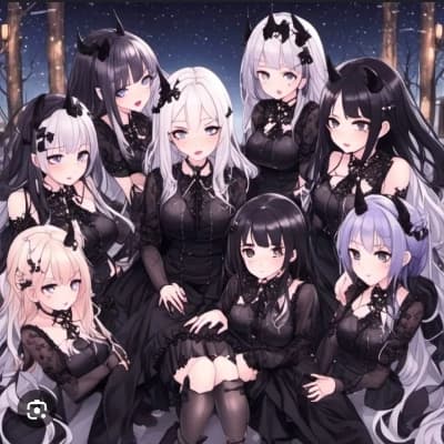 Living with 8 lesbian goth girls thumbnail
