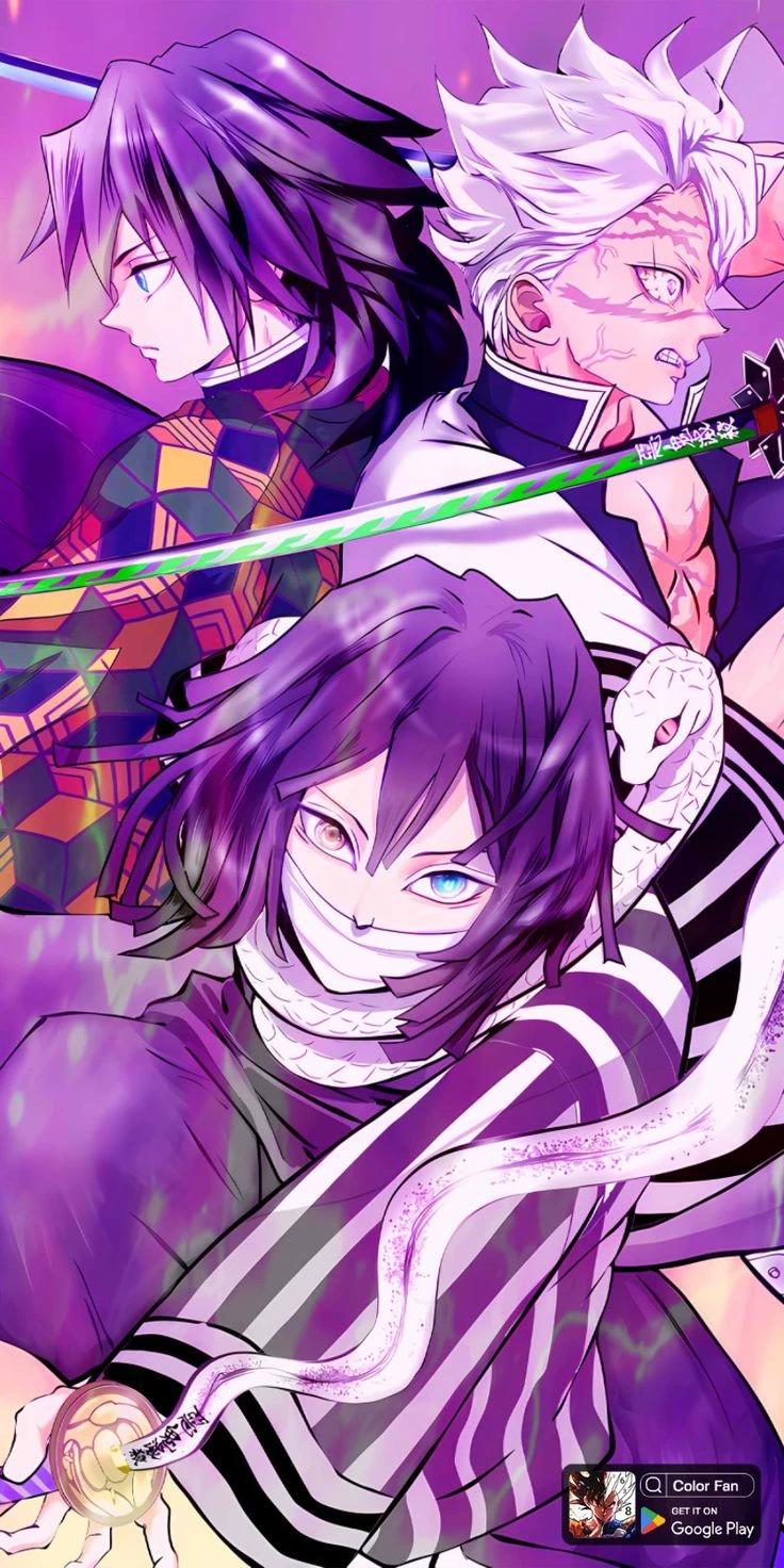 Obanai, Sanemi, Giyuu, Gyomei. thumbnail