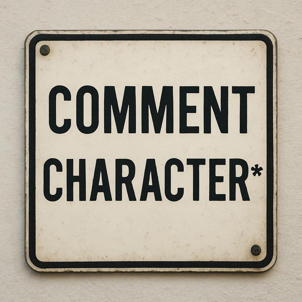 Just comment thumbnail